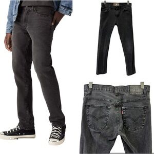 Levis 511 Slim Fit Black Denim 5 Pocket Big Boys Size 18 or 29 x 29